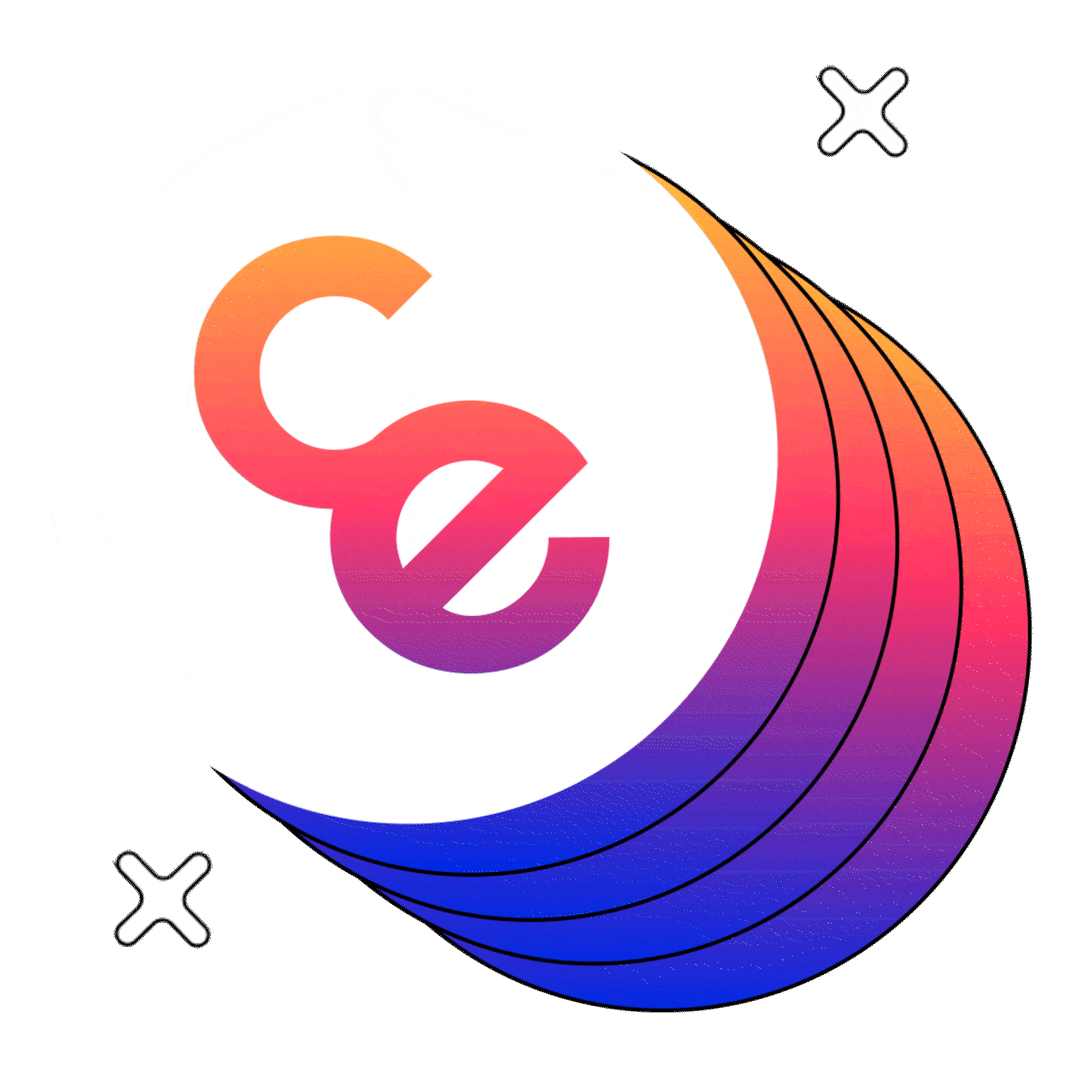 Logo Campbell Ewald with extrusion effect